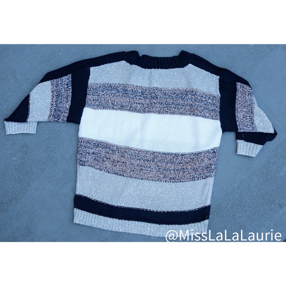 Scoop Neck Horizontal Striped Sweater 💛🌵 - Picture 8 of 8